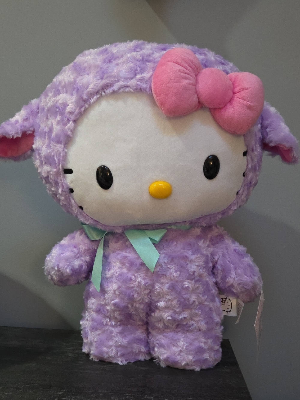 Sanrio Hello Kitty Easter Greeter Lavender with Pink Bow
